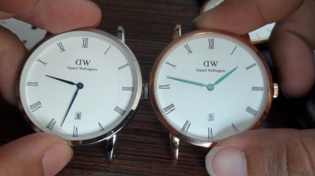 2 loại kim fake đồng hồ Daniel Wellington