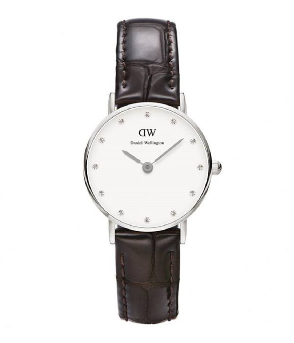 DW00100069, một lựa chọn dw đồng hồ đẹp nhất với mặt đính pha lê Swarovski lấp lánh.
