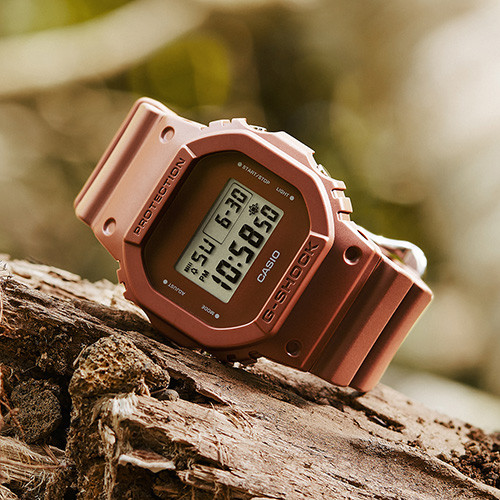 Cấu trúc vỏ bảo vệ độc quyền của đồng hồ Casio DW-5600ET-5DF G-Shock, giảm chấn hiệu quả