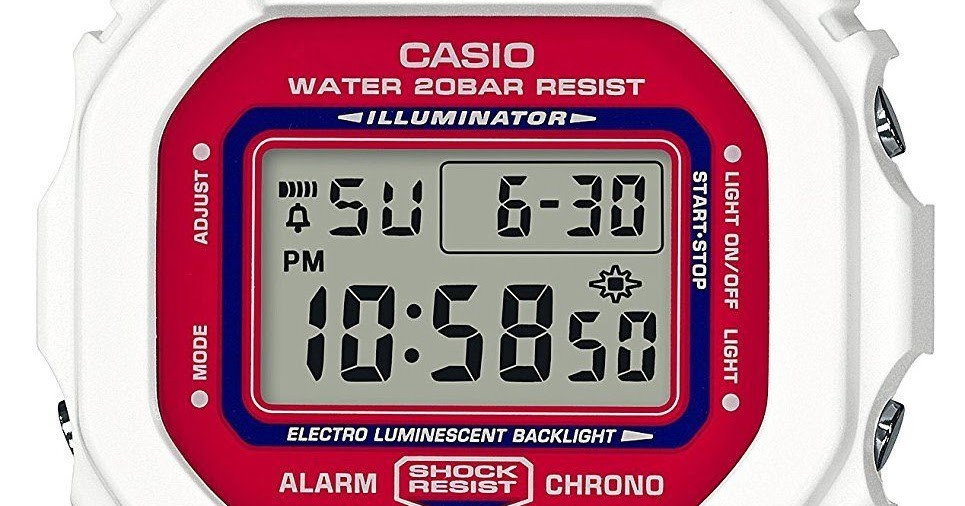 Hướng dẫn các nút điều khiển A, B, C, D trên đồng hồ Casio DW-5600TB-4A G-Shock để cài đặt giờ