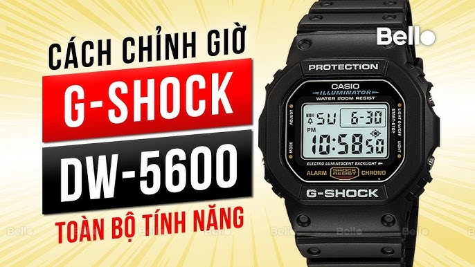 Cách Chỉnh Đồng Hồ G-Shock DW-5600: Hướng Dẫn Chi Tiết A-Z Cho Người Mới