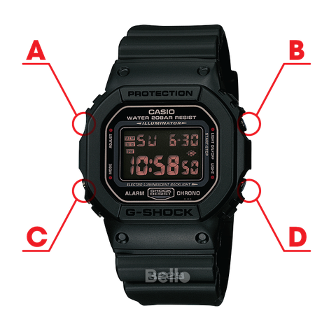 Cách Chỉnh Đồng Hồ G-Shock DW-5600: Hướng Dẫn Chi Tiết A-Z Cho Người Mới