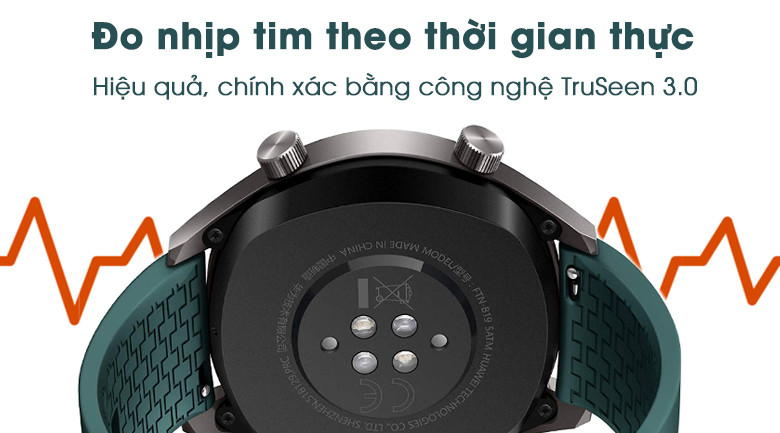 Giao diện theo dõi sức khỏe trên đồng hồ thông minh Huawei Watch GT Active Edition
