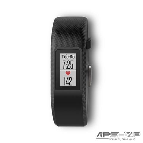 Màn hình Garmin Vivosport hiển thị thông tin theo dõi sức khỏe