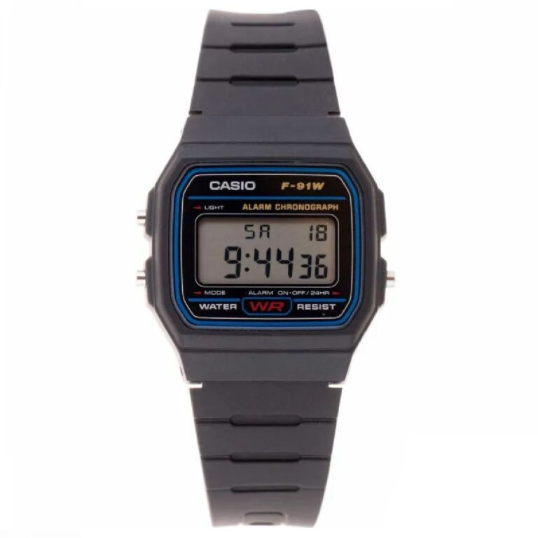 Đồng hồ Casio F-91W-1DG thể thao cho bé trai