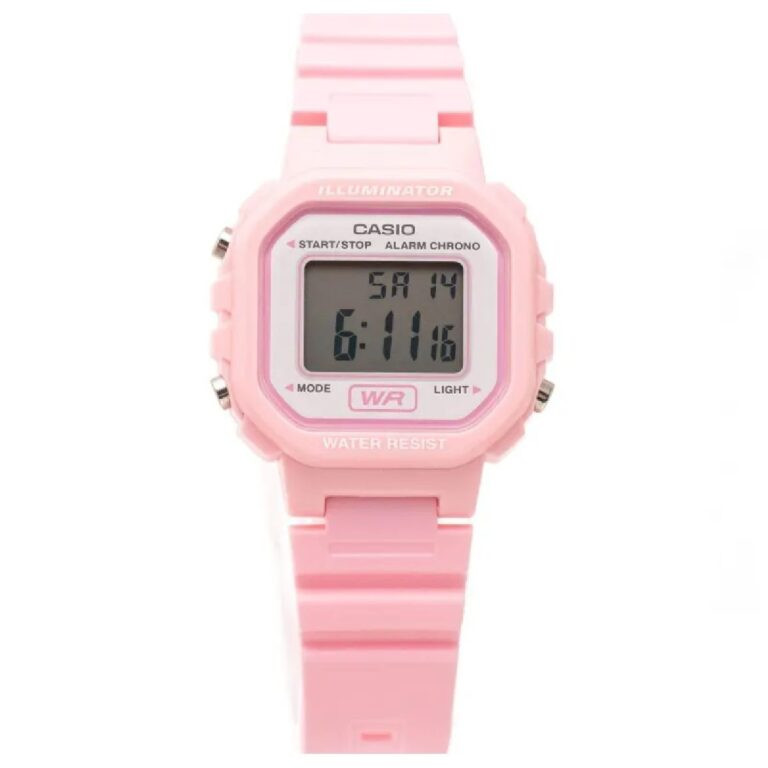 Đồng hồ Casio LA-20WH-4A1DF nữ điện tử nhỏ gọn màu hồng
