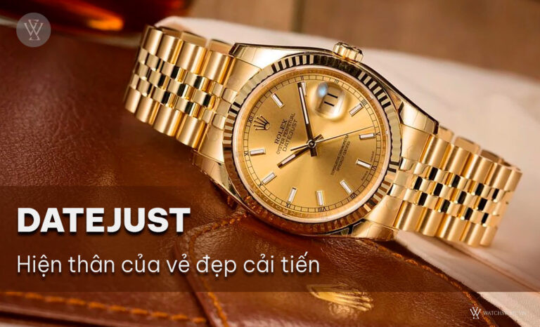 Đồng hồ Rolex Datejust chính hãng với mặt số xanh lá cao cấp