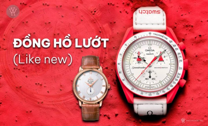 Một chiếc đồng hồ cũ chính hãng Like New với độ mới gần như tuyệt đối, điển hình cho hàng lướt chất lượng.