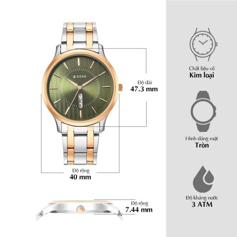 Đồng Hồ Titan Nam Mặt Tròn: Biểu Tượng Phong Cách và Đẳng Cấp Vượt Thời Gian