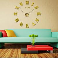 Đồng hồ dán tường cỡ lớn số La Mã, một lựa chọn phong cách bên cạnh đồng hồ dán tường cỡ nhỏ