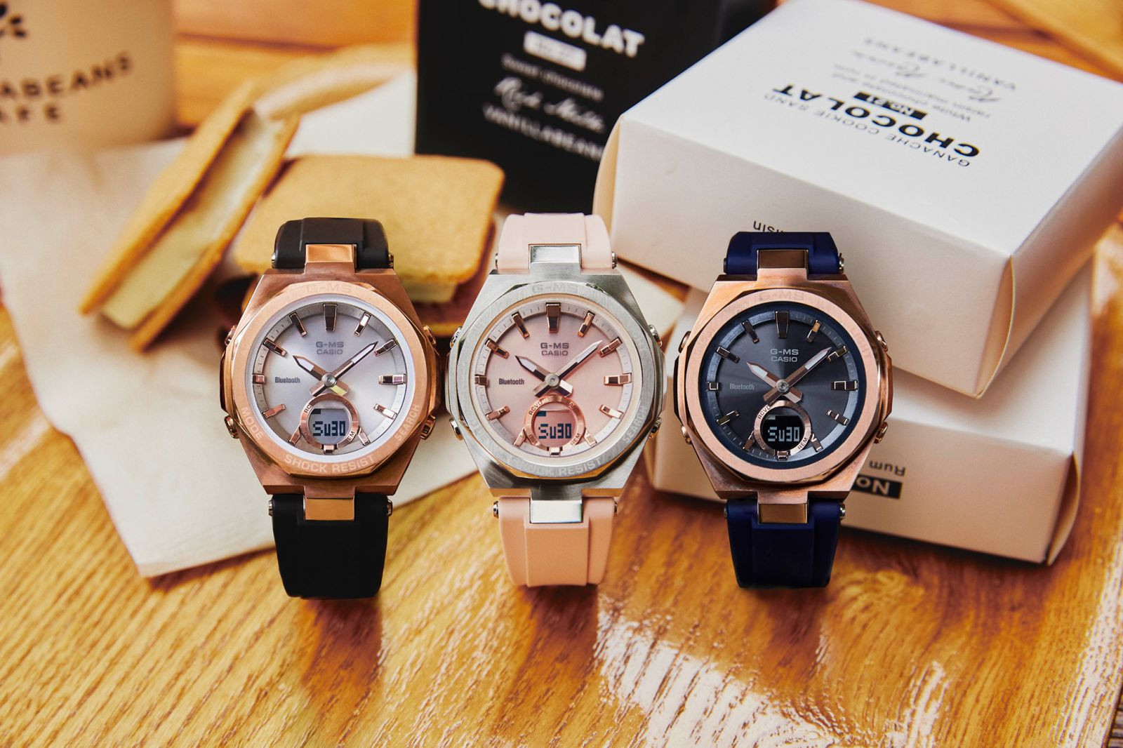 Các mẫu đồng hồ Casio G-MS nữ đa dạng về kiểu dáng và tính năng