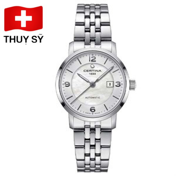 Đồng hồ Certina C035.007.11.117.00 với thiết kế mặt số tinh xảo