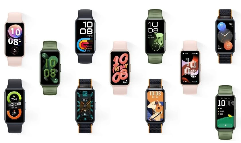 Đồng hồ thông minh Huawei Band 8 với thiết kế mỏng nhẹ, tính năng đa dạng cho sinh viên nam