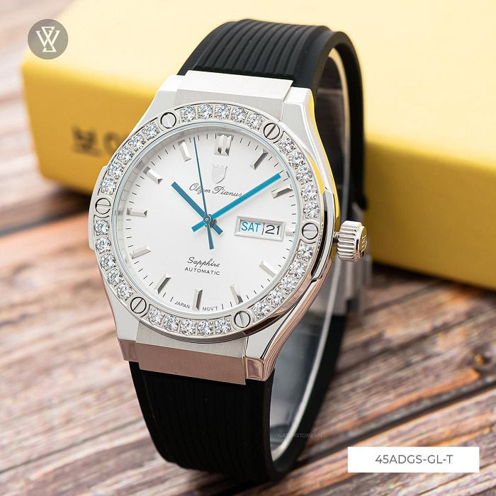 Mẫu đồng hồ Olym Pianus nam Automatic mặt lộ máy Open Heart đầy ấn tượng
