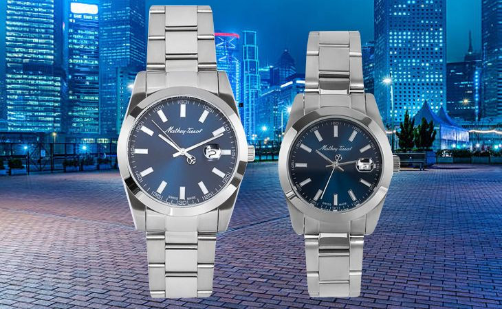 Thiết kế mặt số tinh xảo của đồng hồ Mathey Tissot chính hãng