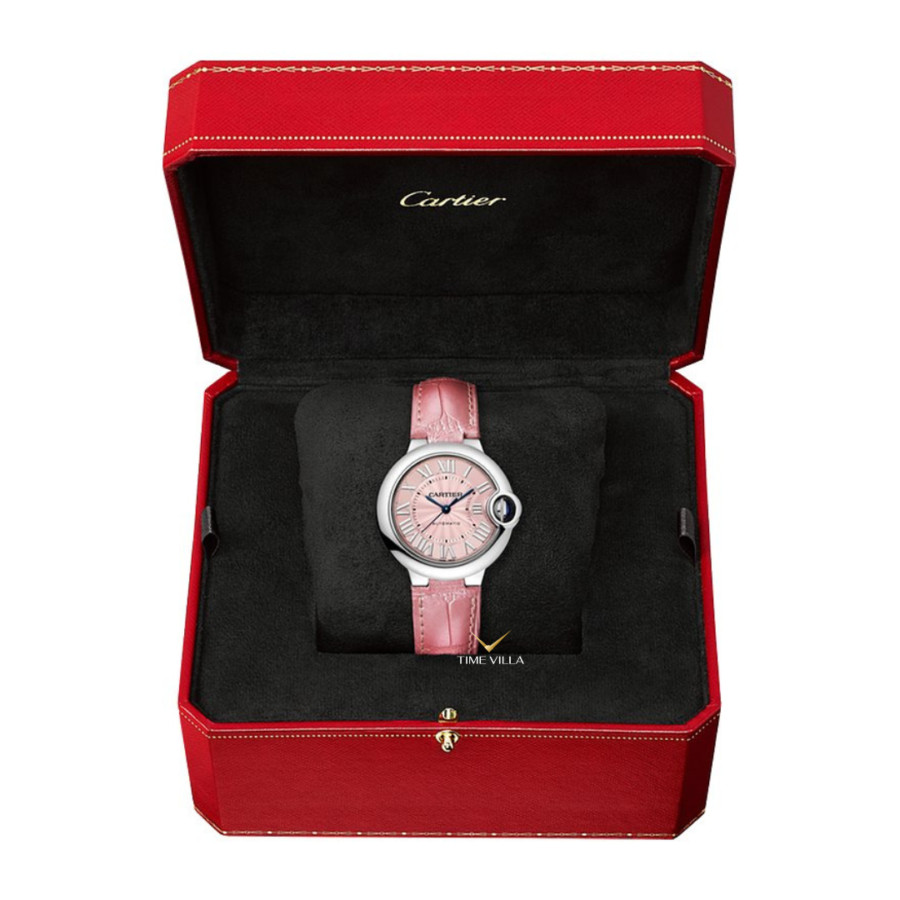 Đồng hồ Cartier Ballon Bleu Panther Stainless Steel 33mm WSBB0002 thích hợp cho người có cổ tay tròn.
