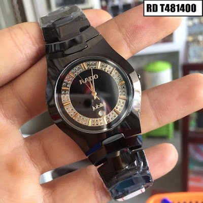 Mẫu đồng hồ Rado nam màu đen T481400, thiết kế sang trọng với chất liệu ceramic