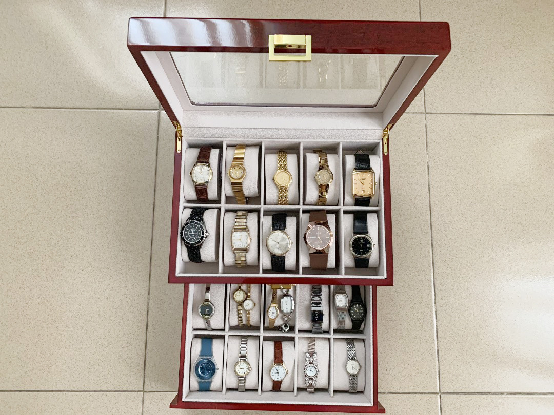 Hộp đựng đồng hồ 20 chiếc với thiết kế tinh tế