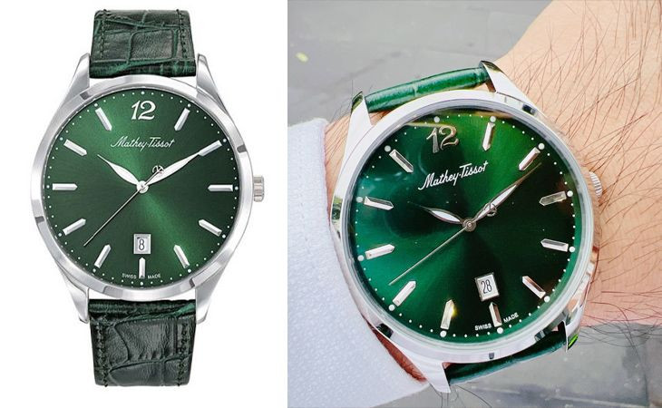 Vật liệu chế tác cao cấp của đồng hồ Mathey Tissot: thép không gỉ và kính sapphire