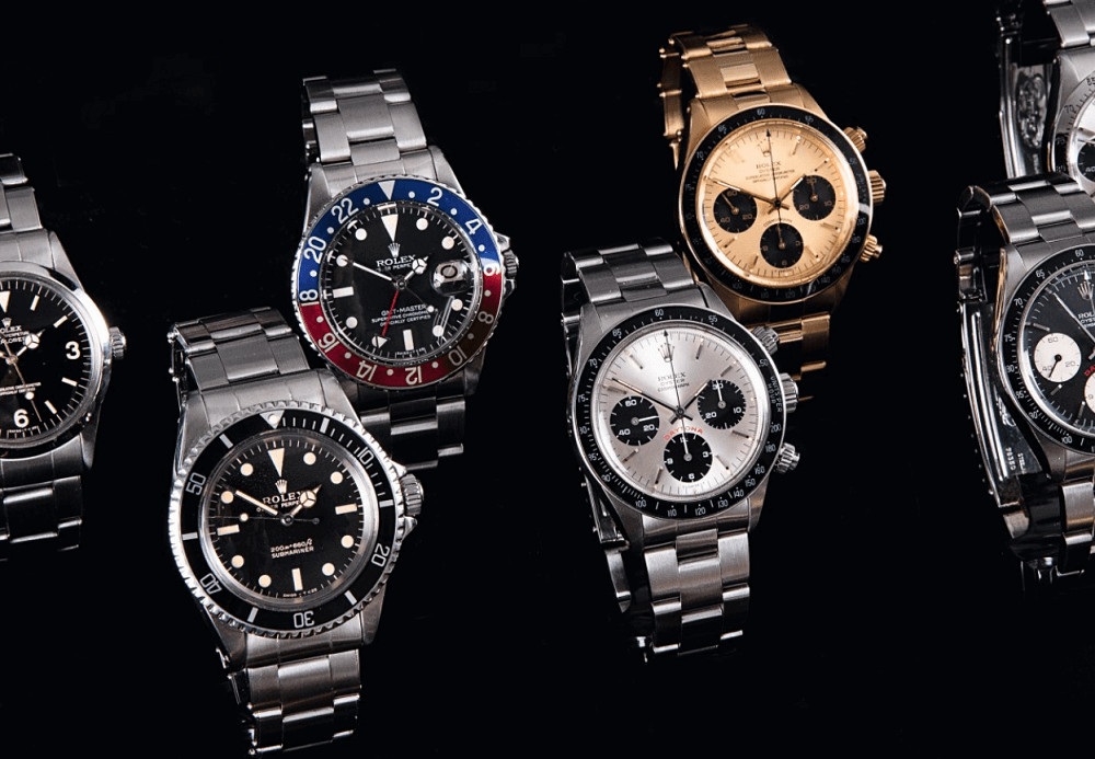 Bộ sưu tập các mẫu đồng hồ Rolex chính hãng thể thao cổ điển, đa dạng về kiểu dáng và phân khúc giá, ảnh hưởng đến giá đồng hồ Rolex chính hãng tại TPHCM