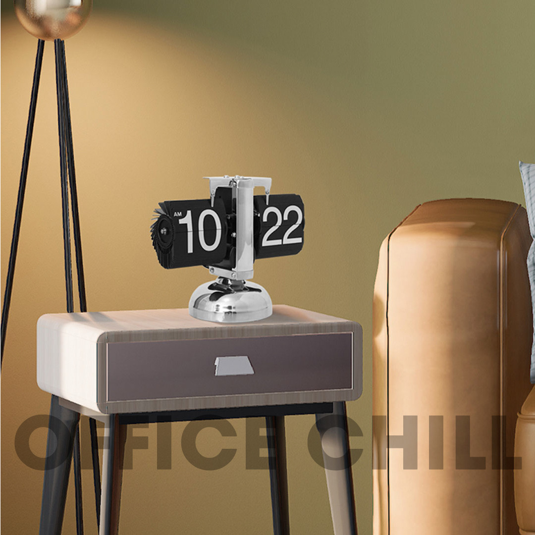 Mặt sau đồng hồ lật số cơ học và khe pin