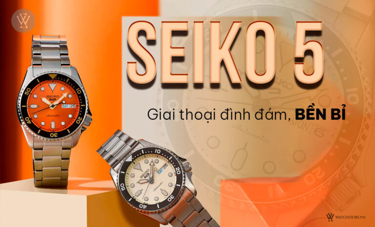 Mẫu đồng hồ cơ Seiko 5 Sports Automatic, nổi bật với độ bền bỉ.