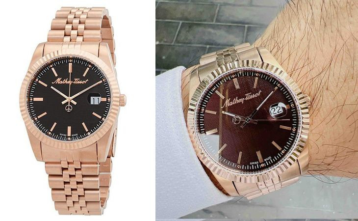 So sánh logo hai thương hiệu đồng hồ Mathey Tissot và Tissot riêng biệt