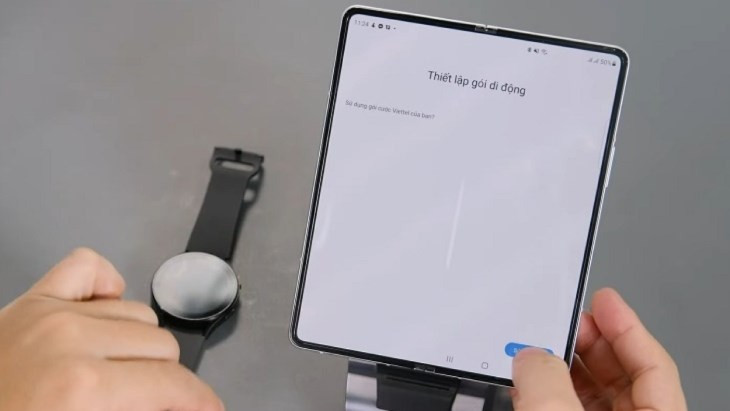 Hoàn tất kết nối eSim với đồng hồ thông minh Samsung để sử dụng đầy đủ tính năng