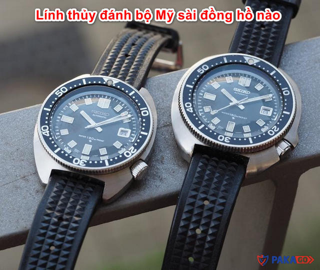 Seiko 6105, mẫu đồng hồ lặn bền bỉ được nhiều lính thủy đánh bộ Mỹ lựa chọn trong chiến tranh.