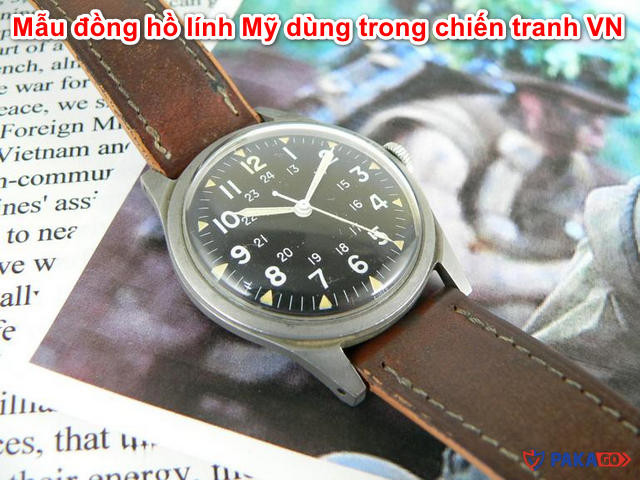 Đồng hồ lính thủy đánh bộ Mỹ Benrus DTU-2A/P được sử dụng trong chiến tranh Việt Nam