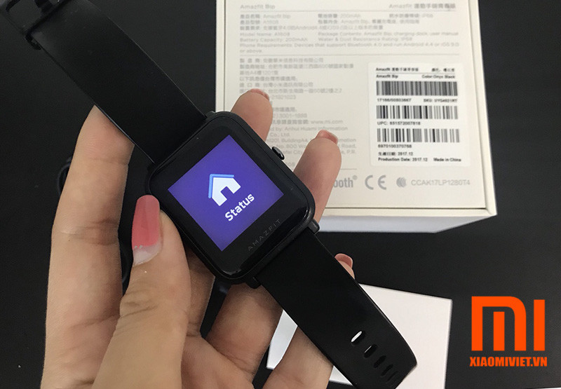 Mặt sau của đồng hồ Xiaomi Amazfit Bip Youth Version với cảm biến nhịp tim