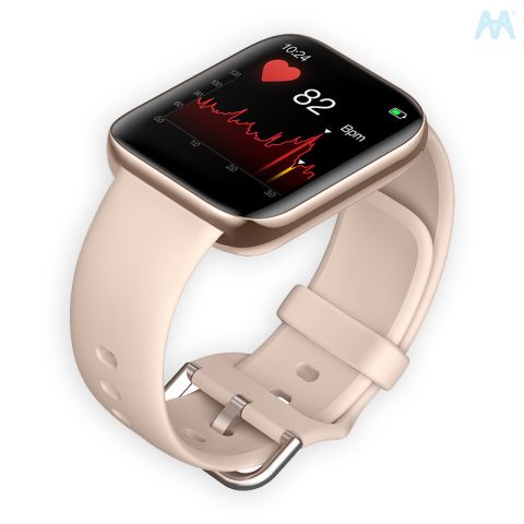 Đồng hồ thông minh kết nối Bluetooth AMA Watch S2 trên cổ tay
