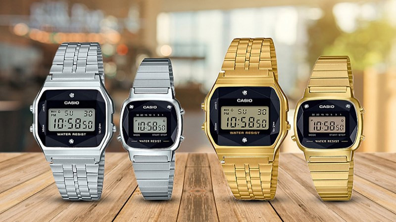 Đồng hồ Casio thiết kế đơn giản, tinh tế với nhiều mẫu mã