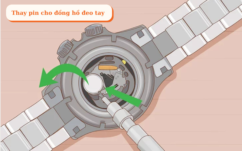 Thay pin đồng hồ đeo tay đúng thời điểm để tránh hư hại