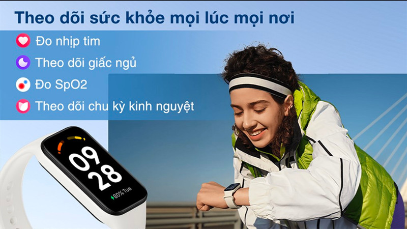 Đồng hồ hỗ trợ theo dõi chế độ tập luyện
