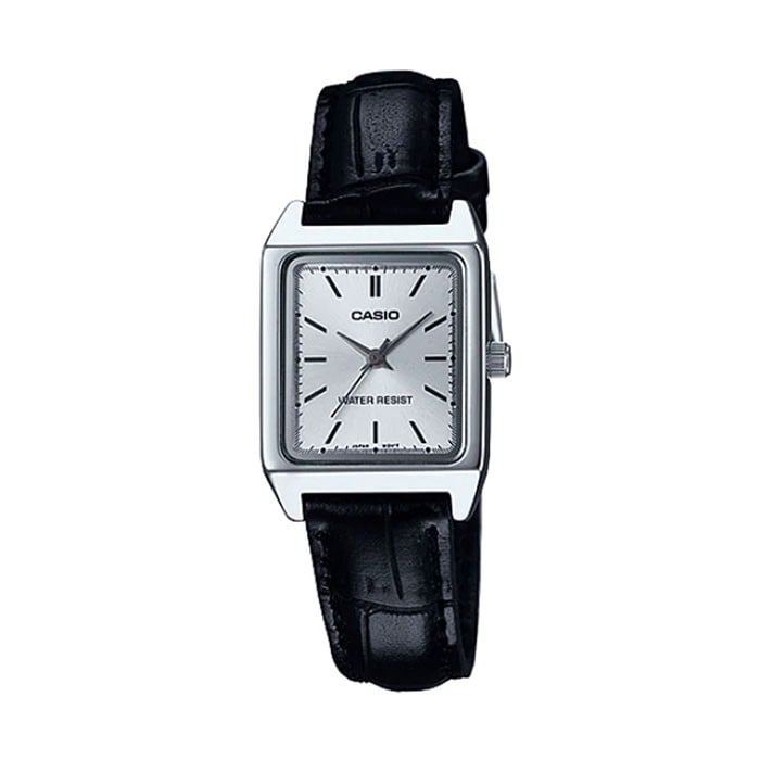 Đồng hồ Casio nữ mặt vuông dây kim loại