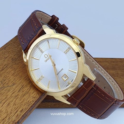Đồng Hồ Omega Dây Da Nam Chính Hãng: Biểu Tượng Của Đẳng Cấp và Lịch Lãm