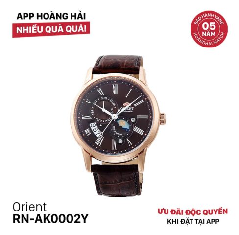 Đồng hồ Orient Sun and Moon Gen 3 SAK00003T0: Tuyệt Tác Cơ Khí Đỉnh Cao Cho Phong Cách Thanh Lịch