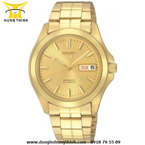 Đồng Hồ Seiko 5 Automatic Mạ Vàng: Biểu Tượng Của Phong Cách và Chất Lượng Vượt Thời Gian