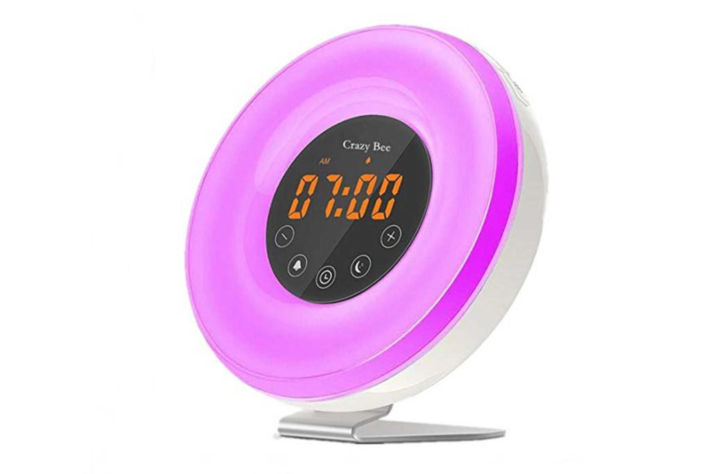 Đồng hồ báo thức thông minh Crazy Bee Sunlight với 7 màu sắc