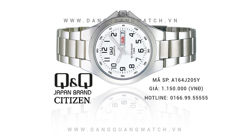 Chiếc đồng hồ Q&amp;Q chính hãng – biểu tượng của thế giới đồng hồ giá rẻ chất lượng