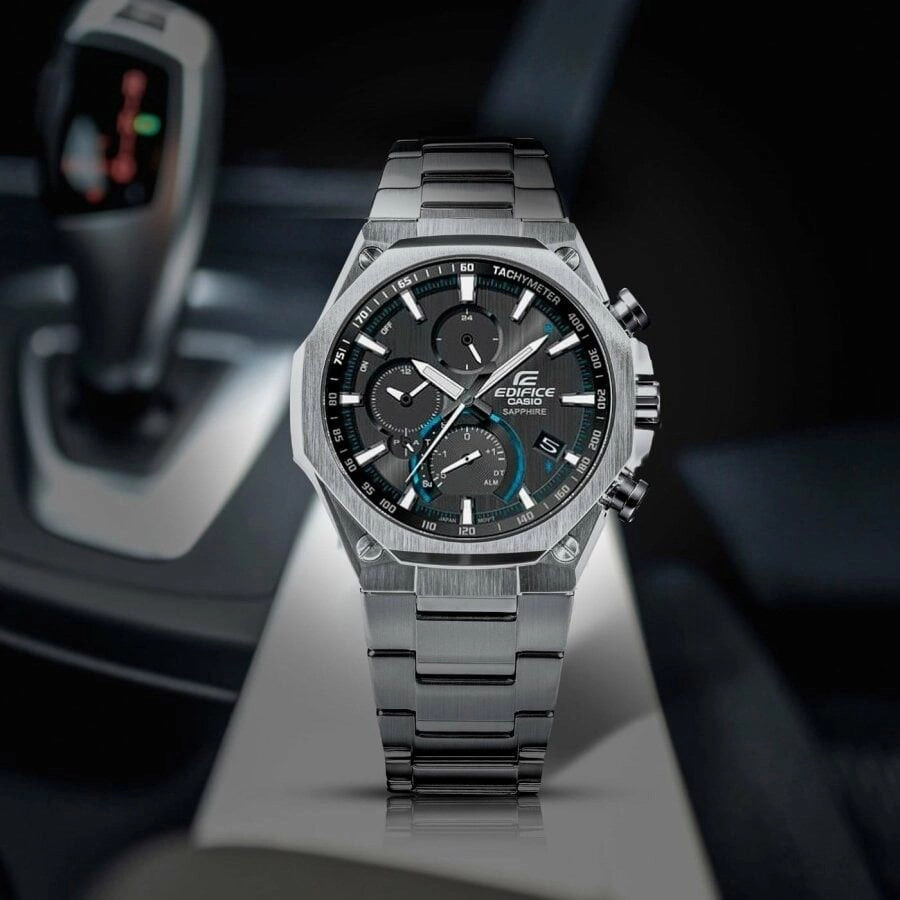 Casio Edifice EQB-1100YD: Đồng hồ Sapphire siêu mỏng, sang trọng