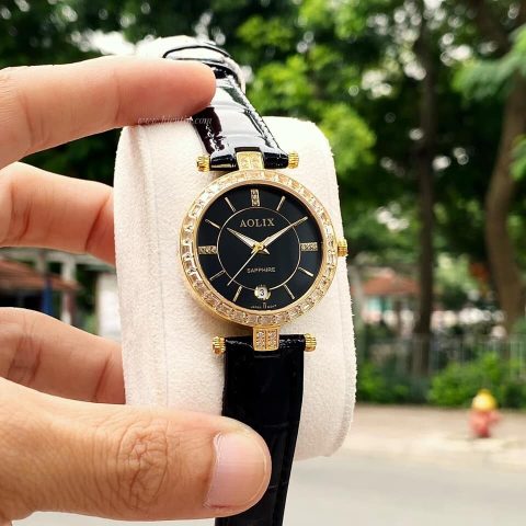 Đồng hồ Aolix Sapphire nữ dây da AL-9171L: Biểu Tượng Sang Trọng và Cá Tính