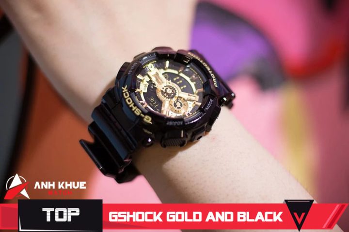 Đồng hồ G-Shock GA-110GB-1A màu vàng gold đen phong cách