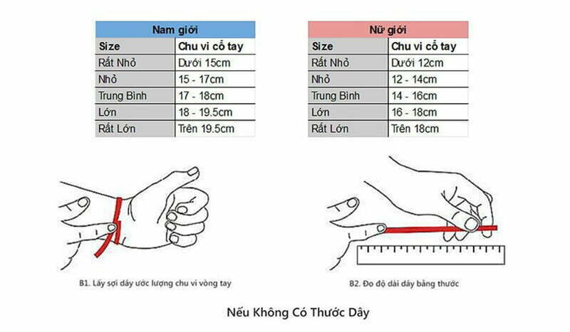 Đồng hồ thông minh nữ Apple trên cổ tay, thể hiện cách đo kích thước tay chính xác