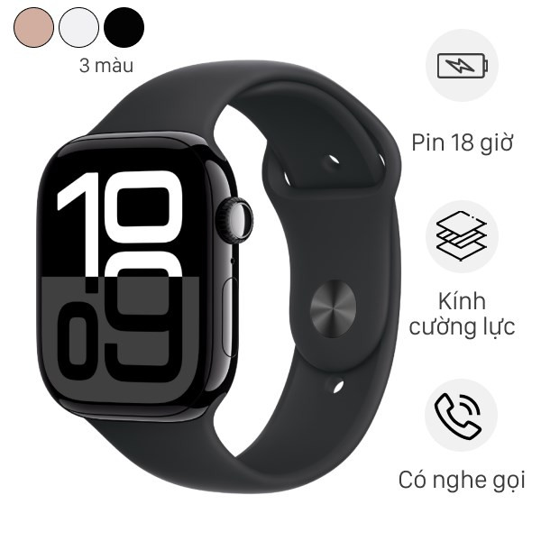 Đồng hồ thông minh Apple Watch Series 10 viền nhôm dây thể thao