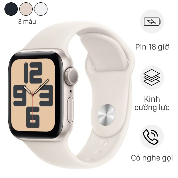 Apple Watch SE 2 40mm – đồng hồ thông minh Apple tương thích iPhone