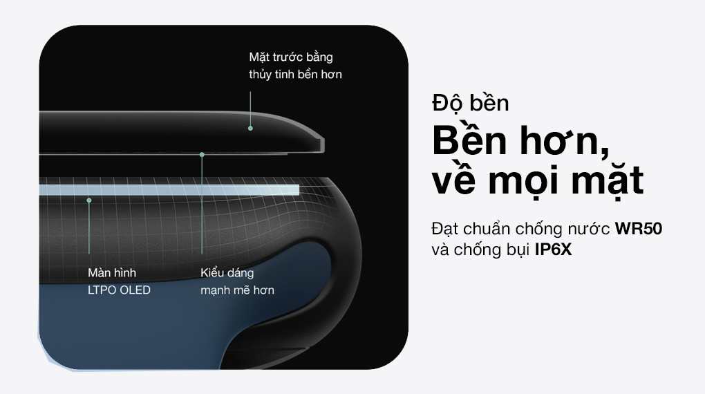 Khả năng chống nước 5 ATM của Apple Watch Series 7