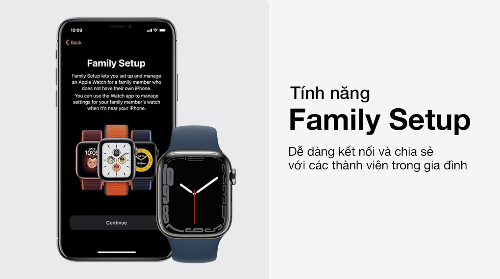 Tính năng Family Setup hữu ích trên Apple Watch Series 7 cho việc quản lý gia đình