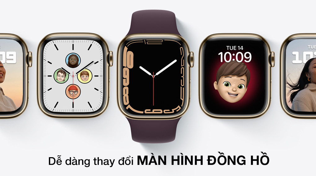 Thư viện mặt đồng hồ đa dạng và độc đáo của Apple Watch Series 7